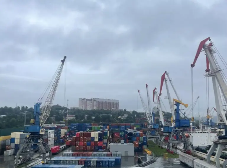 Владивостокский морской рыбный порт запустил в эксплуатацию новую контейнерную площадку